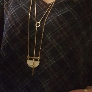 Cross My Heart gold plated necklace